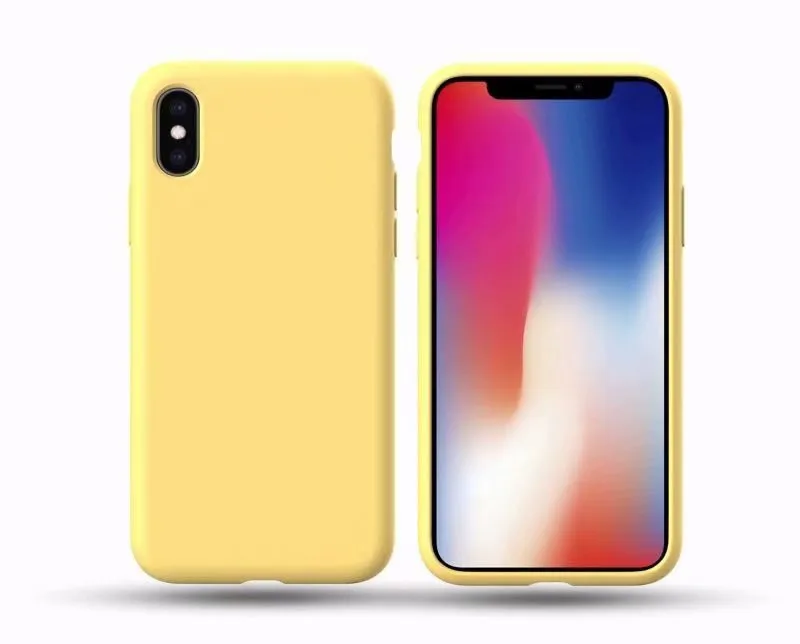 Ourdeals силиконовый Жидкий чехол для телефона iphone 11 11pro Max 8 7plus XS MAX XR X Не оставляющий