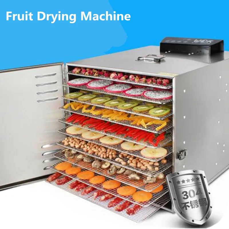 Машина для сушки фруктов из нержавеющей стали 10 слоев 800 Вт|machine machine|machine vegetablesmachine