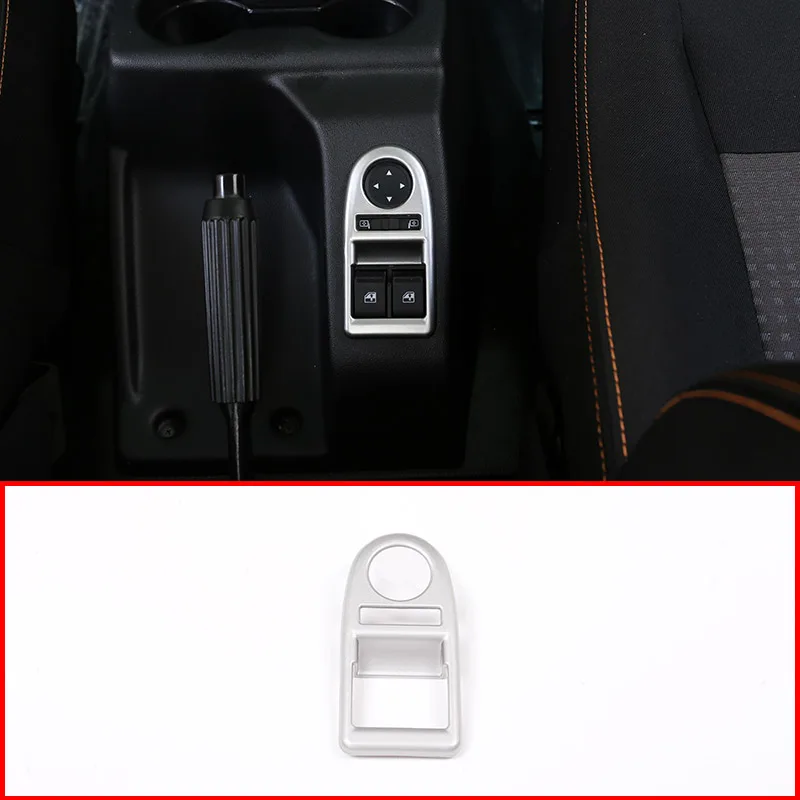 

Car ABS Matte Silver Window Lift Button Frame Trim For LADA NIVA Accessories