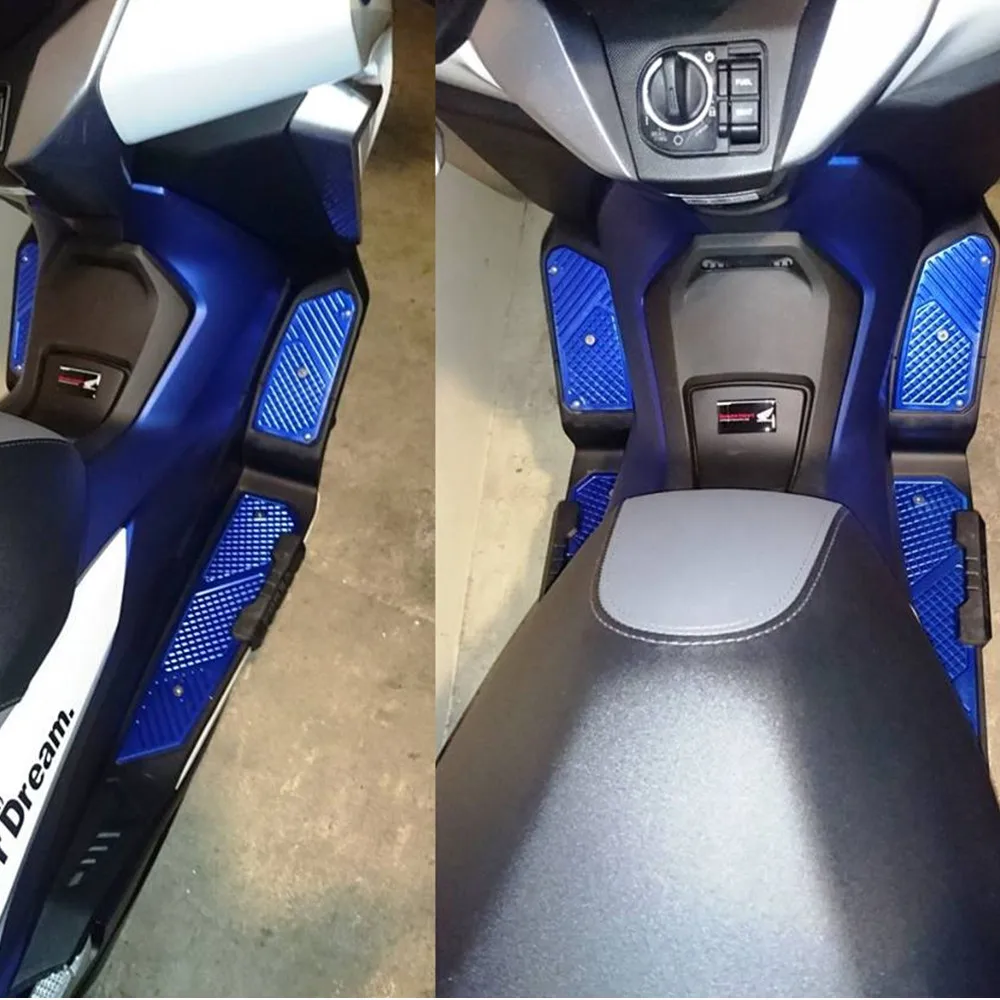 Модифицированная мотоциклетная CNC алюминиевая подставка для ног forza300 подставка для ног коврики пластина для Honda forza 250 300