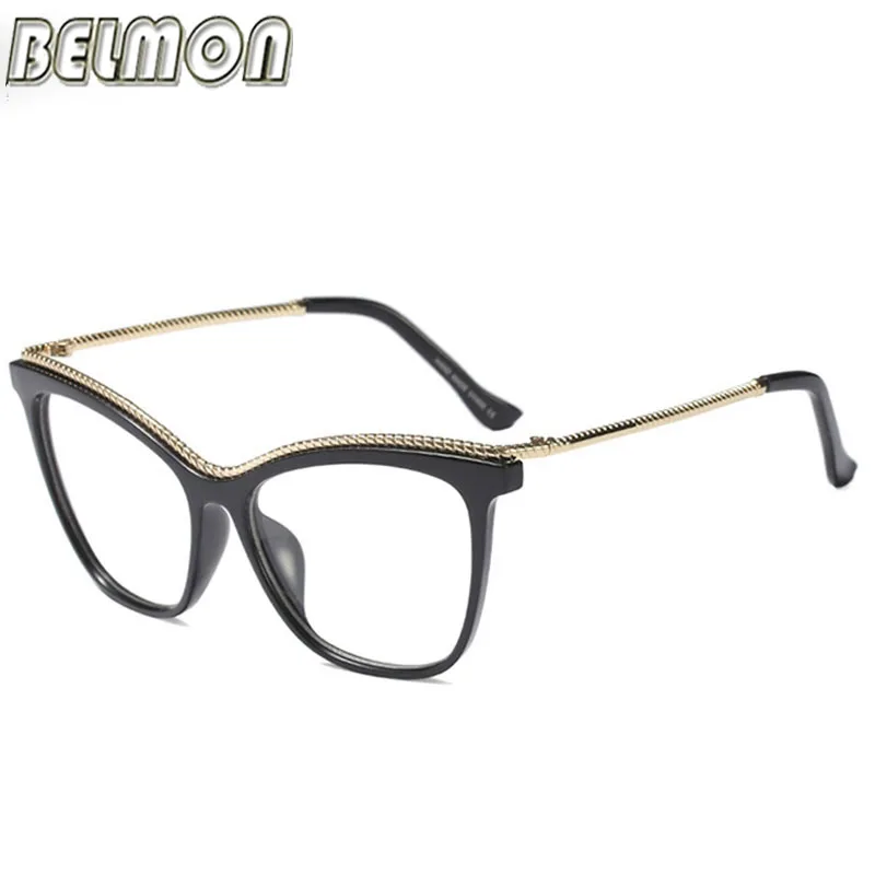 97545 Black SOZOTU, оправа для очков, женские компьютерные оптические очки по рецепту, оправа для очков, прозрачные линзы, очки, 97545 - Цвет оправы: 97545 Black
