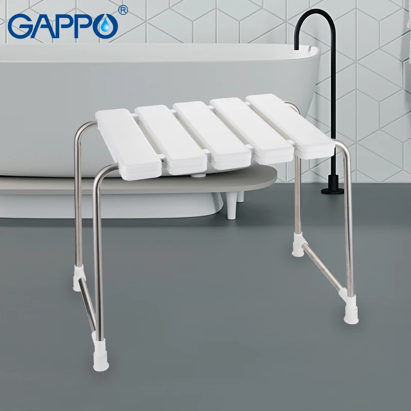 GAPPO стулья и для ванной комнаты белый ABS нержавеющая сталь сиденье душа Экономия