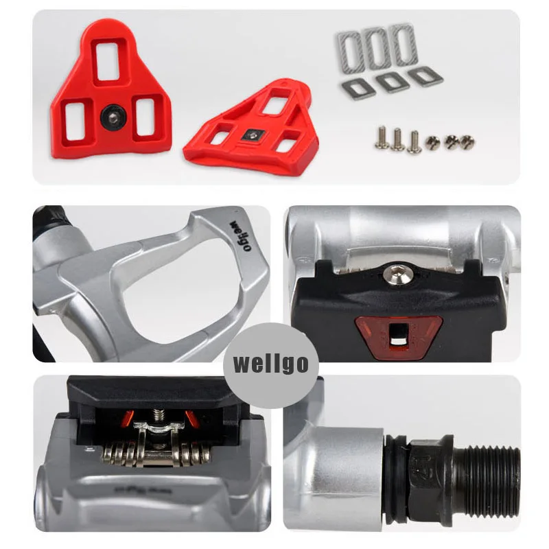 Wellgo педали для дорожного велосипеда автоматическая ножная педаль подшипник DU