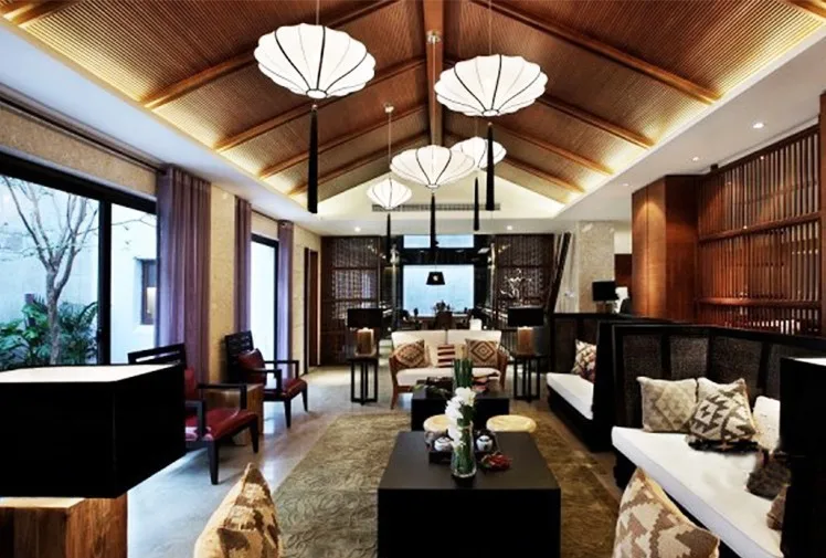 Подвесные светильники Vitrust из ткани лампы-фонарики с абажуром новинка люстры для