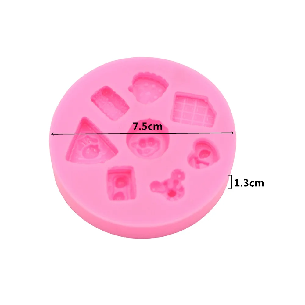 Маленькая диета форма сахарный торт силиконовая для ручной работы формы