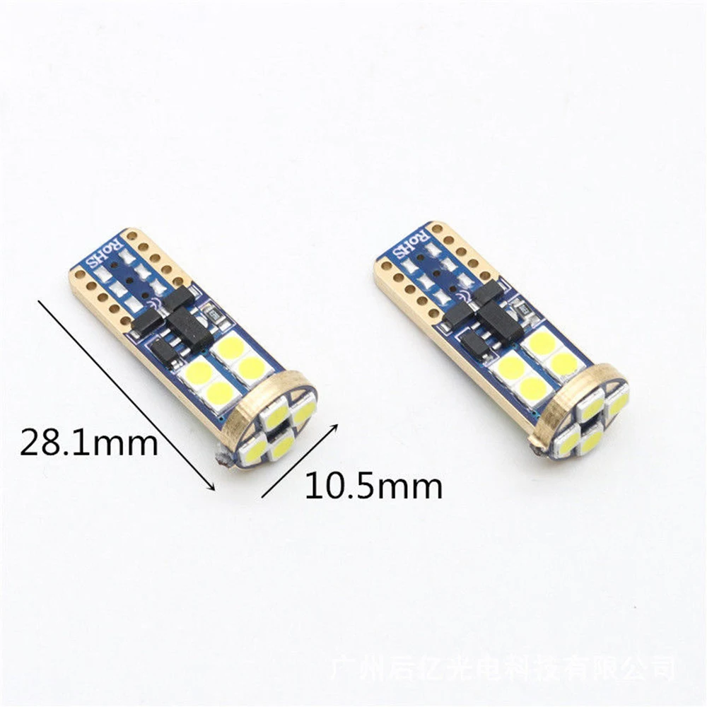 2 шт. T10 3030 12SMD Blueboard декодирование автомобиля грузовика лампа автомобильная