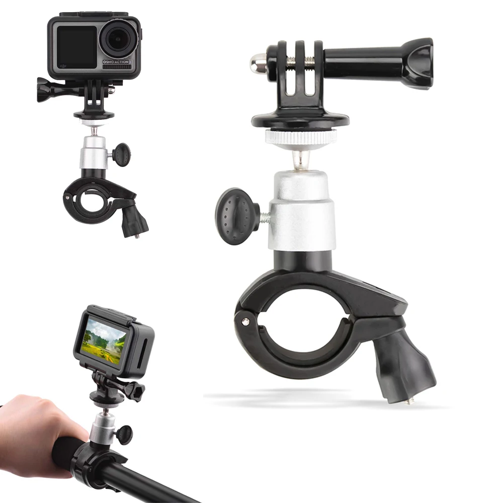 Для DJI OSMO ACTION Bike Bicycle многоугольный держатель кронштейн для камеры поддержка
