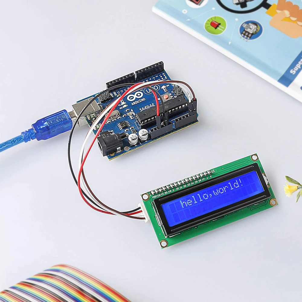 IIC/I2C/TWI/Serial Interface 1602 16X2 символьный светодиодный дисплей модуль | Мобильные