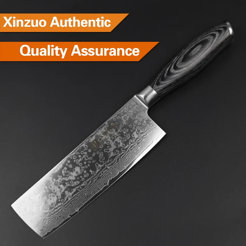 XINZUO 6 8 ''дюймовый нарезки Ножи 67 слоев VG10 Дамаск Сталь шеф-повар Кухня