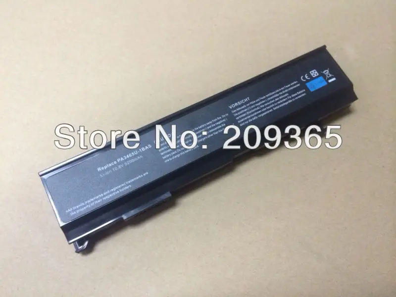 5200 мАч аккумулятор для ноутбука Toshiba PA3465U 1BRS 1BAS PABAS069 PA3451U PABAS067 Satellite A100|battery for