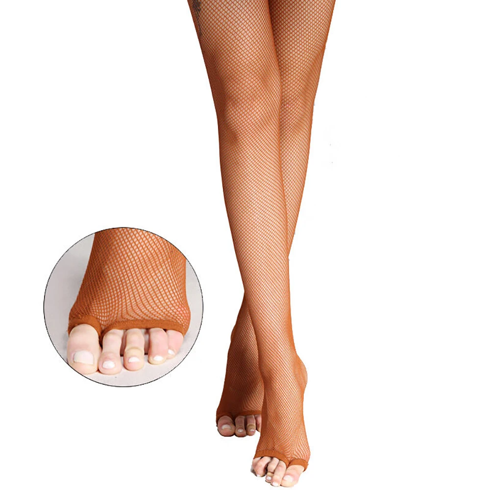 Новинка 2020 пикантные сетчатые носки для латиноамериканских танцев тонкий