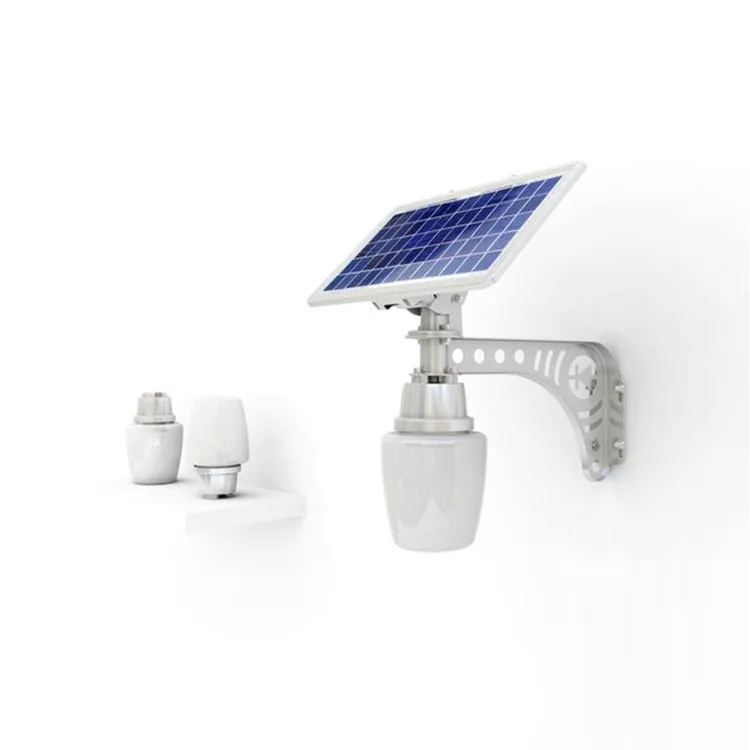 Светодиодный уличный светильник на солнечной энергии 6 Вт с датчиком движения -