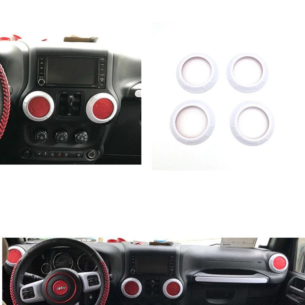 18 шт. полный набор отделочный комплект накладка на руль дверную ручку для Jeep Wrangler
