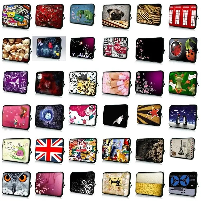 

New Laptop Sleeve Tablet Bag Notebook Case For 7 10.1 12 13.3 14" 15.4 15.6 17.3 17.4 Computer For Samsung iPad Asus Acer Lenovo