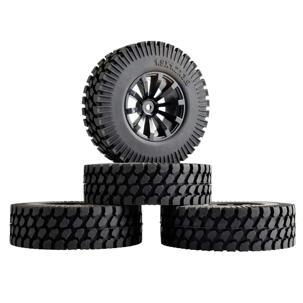 Резиновые шины 1:10 rc rock crawler 1 9 дюйма/колеса и для Warith SCX10 AX90046 D90 TRX4 (4 шт.) tamiya cc01 98