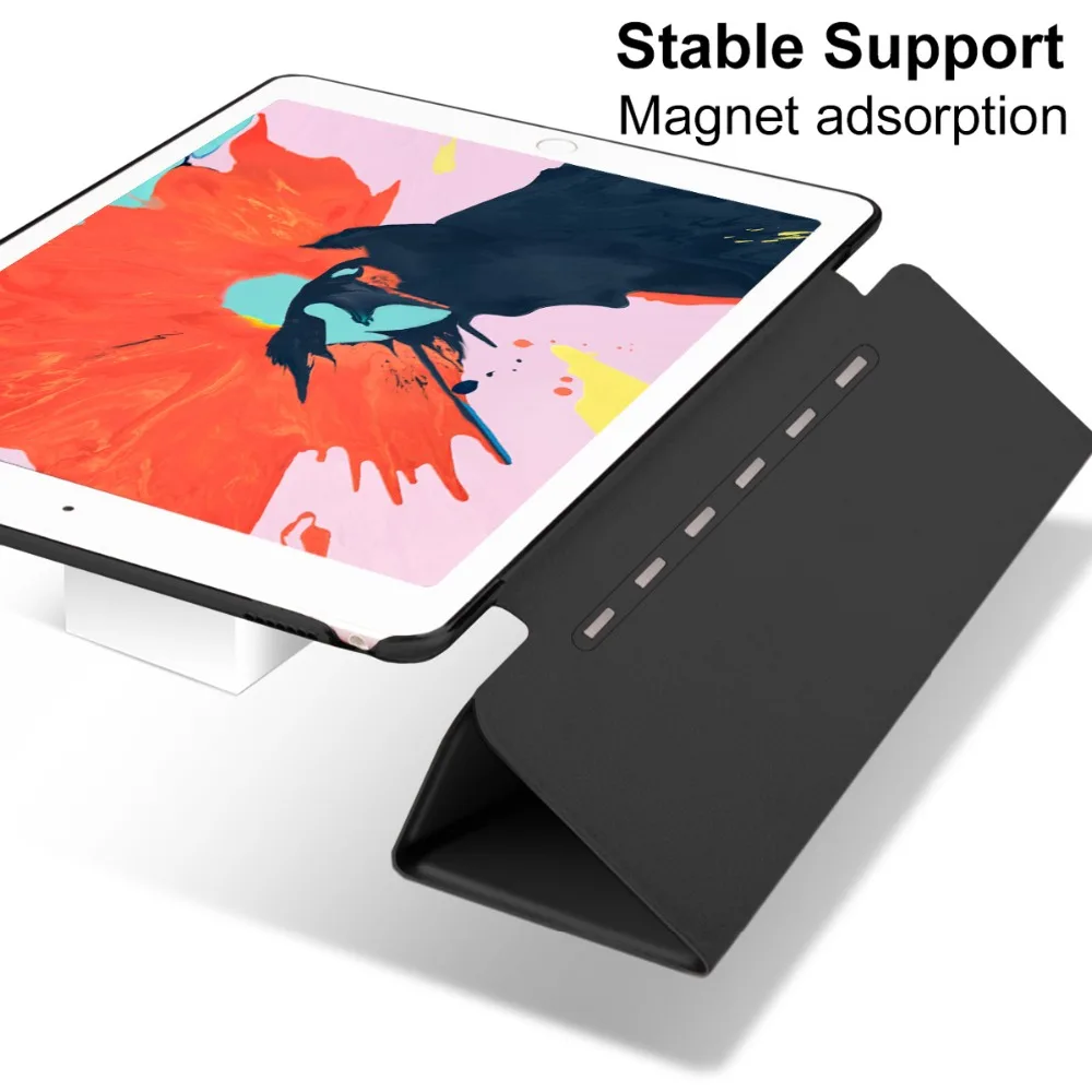 Для iPad Pro 12 9 2018 (A2014 A1876 A1895) чехол из искусственной кожи ультратонкая прозрачная