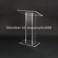 free shipping soundness modern design cheap acrylic lectern podium plexiglass