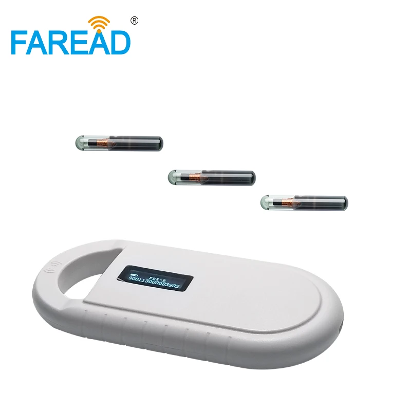 Считыватель микрочипов x60шт 2 12*12 мм RFID 134 кГц FDX-B для животных