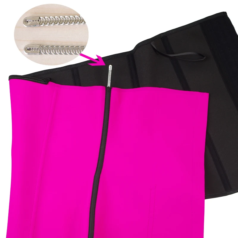 3-слойный латексный корсет для коррекции талии из 9 стальных костей фигуры