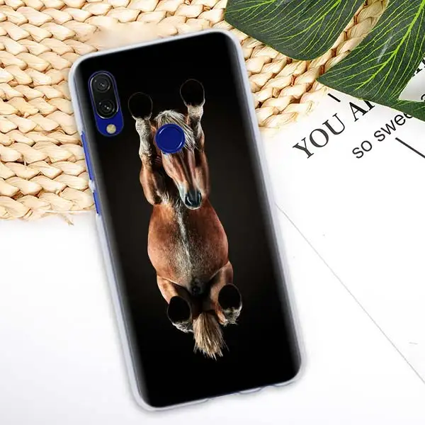 Чехол для бега лошадей для Xiaomi Redmi Note 7 Pro 7 6 5 Plus 5A 6A 4X S2 GO Pocophone F1 чехол для телефона Coque - Цвет: 03