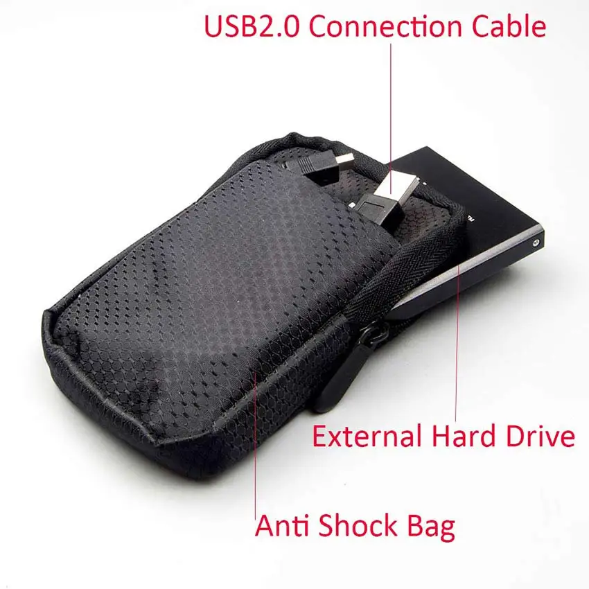 Hrdtac HDD 2 5 &quotвнешний жесткий диск 100 ГБ hd externo disco duro USB 0 внешний HD для ПК/Mac|Внешние
