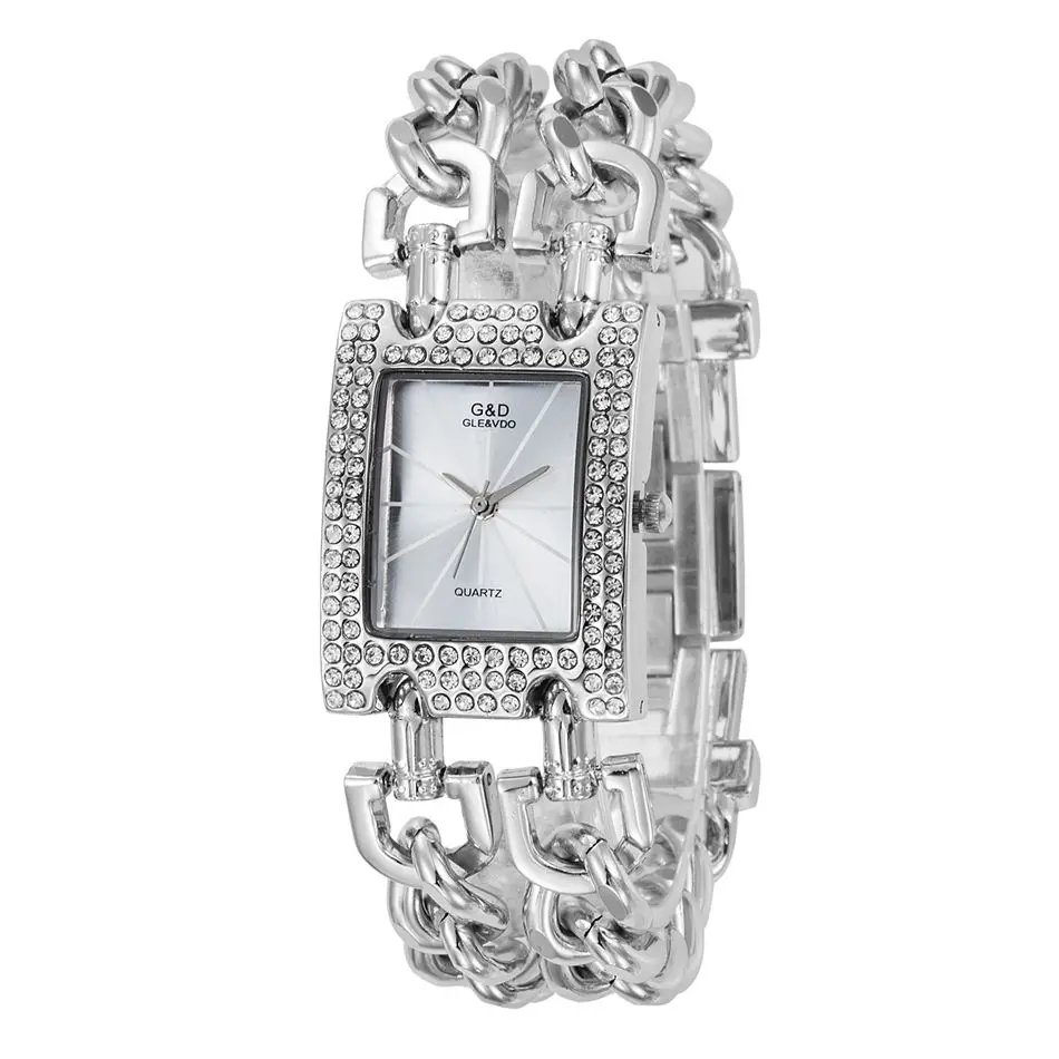 Новинка 2017 года Повседневное Часы Для женщин браслет часы женские кварцевые