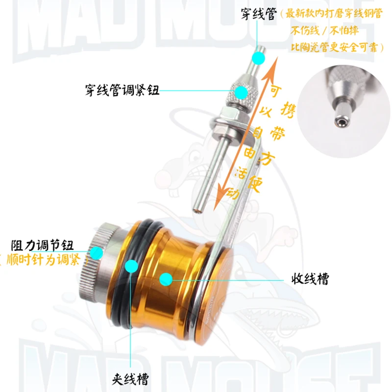 Бесплатная доставка MADMOUSE узел помощь завязывания машина GT рыболовные снасти |