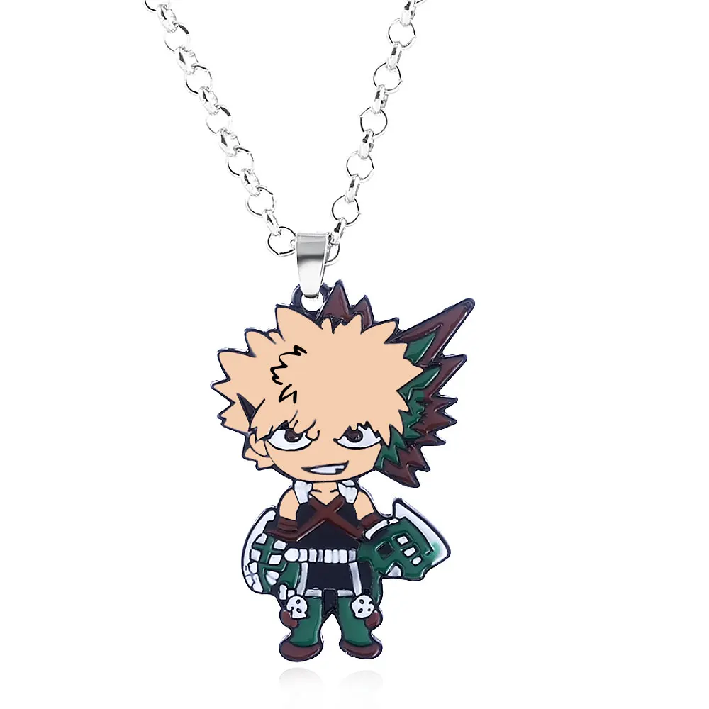 Ожерелье с надписью «My Hero Academy» izku Midoriya Katsuki Bakugou, металлические подвески из шото Тодороки, ювелирные изделия, подарок - Окраска металла: Светло-желтый, золотистый цвет