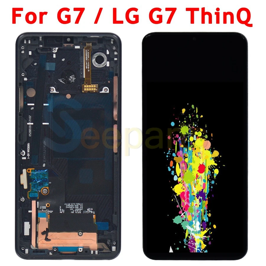 6 1 &quotдля LG G7 ЖК-дисплей G710 G710EM G710PM G710VMP Дисплей кодирующий преобразователь