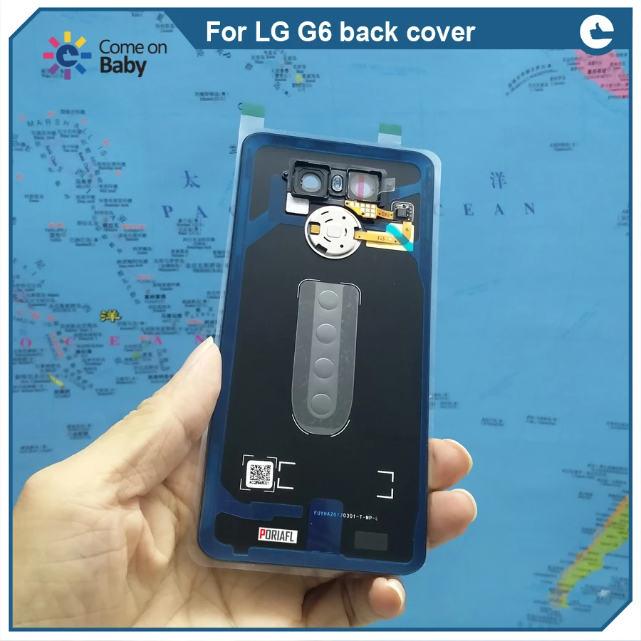 Задняя крышка батарейного отсека в сборе для LG G6 хорошее качество запасные части