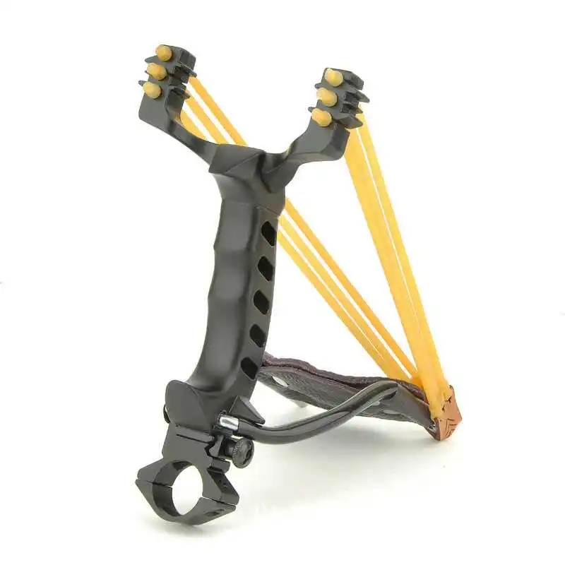 

Powerful Alloy slingshot hunting Stainless Steel Thick Wrist Band Catapult Sports Outdoor Hunting Sling Shot