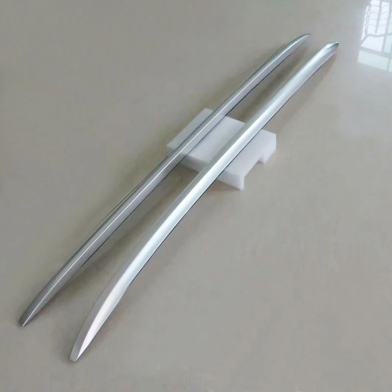 

For Toyota C-HR 2016-2019 Silver Aluminum Alloy Accessories Luggage Carrier Bar Roof Rails Rack Bars Decoration Trim 2pcs