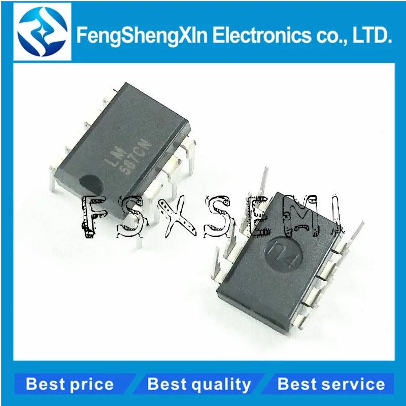10 шт./лот LM567CN DIP 8 LM567 LM567C Tone декодер IC|Интегральные схемы| |