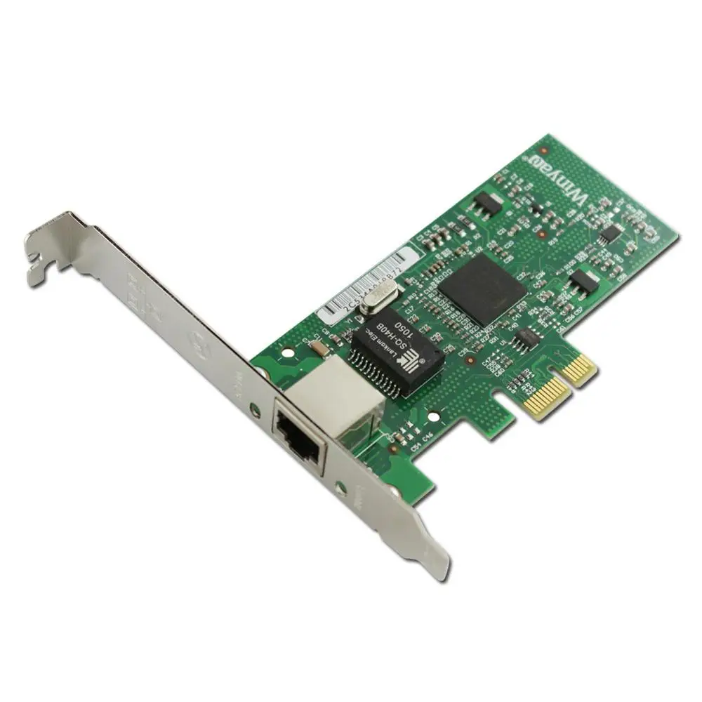 Winyao WY573T PCI-E X1 RJ45 Gigabit Ethernet сетевой адаптер NIC 10/100/1000 м для 82573 1G Lan | Компьютеры и офис