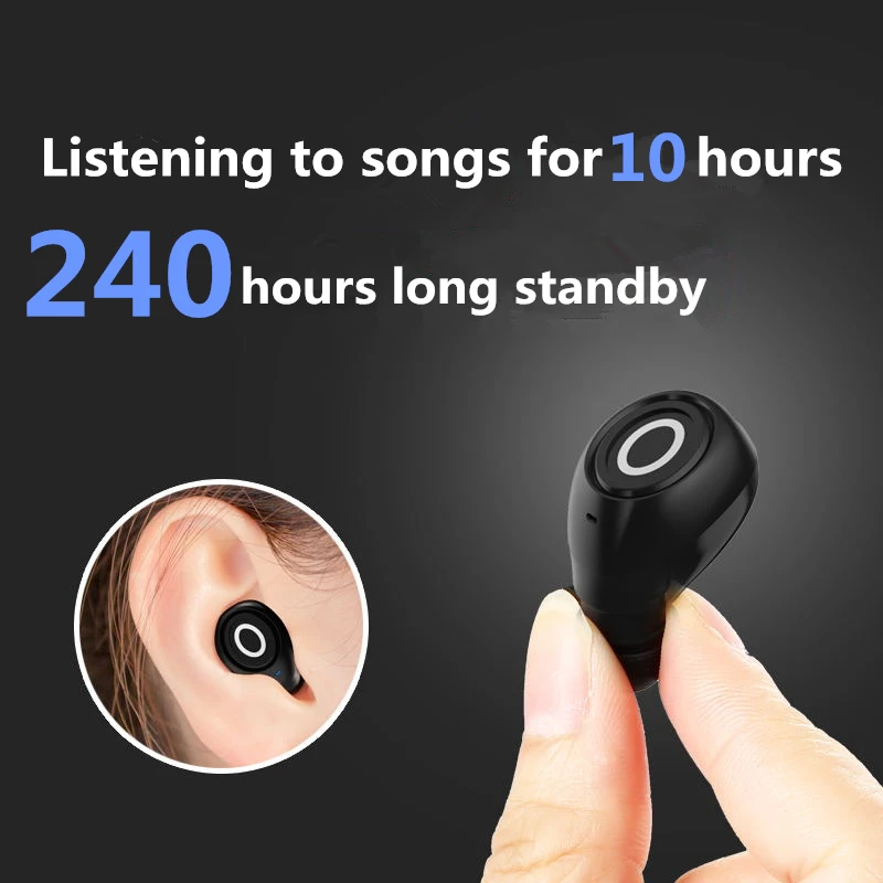 A6 Bluetooth гарнитура Беспроводной невидимые мини Крохотные спортивные водительские