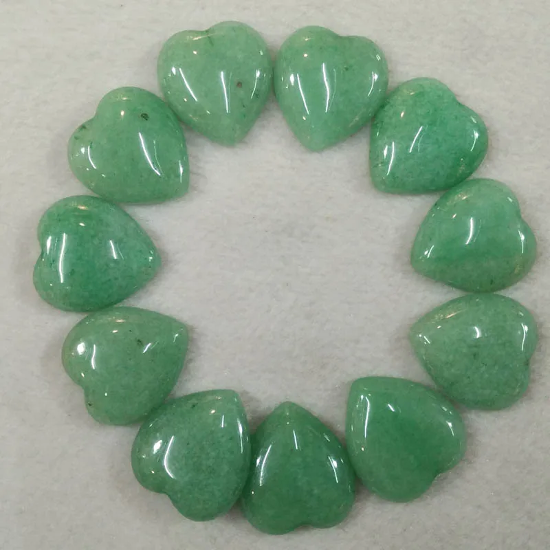 2016 Новый Хорошее качество натуральный зеленый авантюрин в форме сердца с кабиной