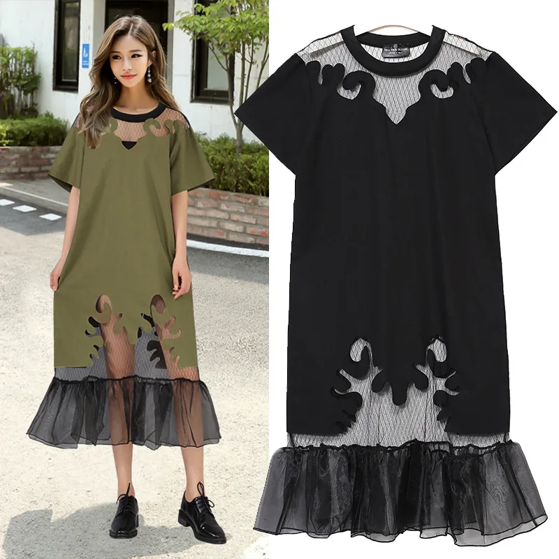 Новинка 2017 года поступление летние открытые пикантные Марля Лоскутная оборками