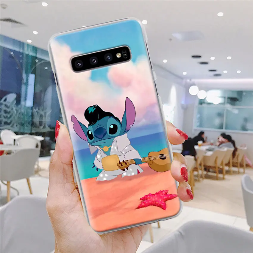 Милый мультфильм, Стич чехол для телефона для samsung Galaxy S10e S10 плюс S7 S8 S9 Plus, Note 8, 9, 10, плюс S10 5G M20 M30 жесткий чехол Coque