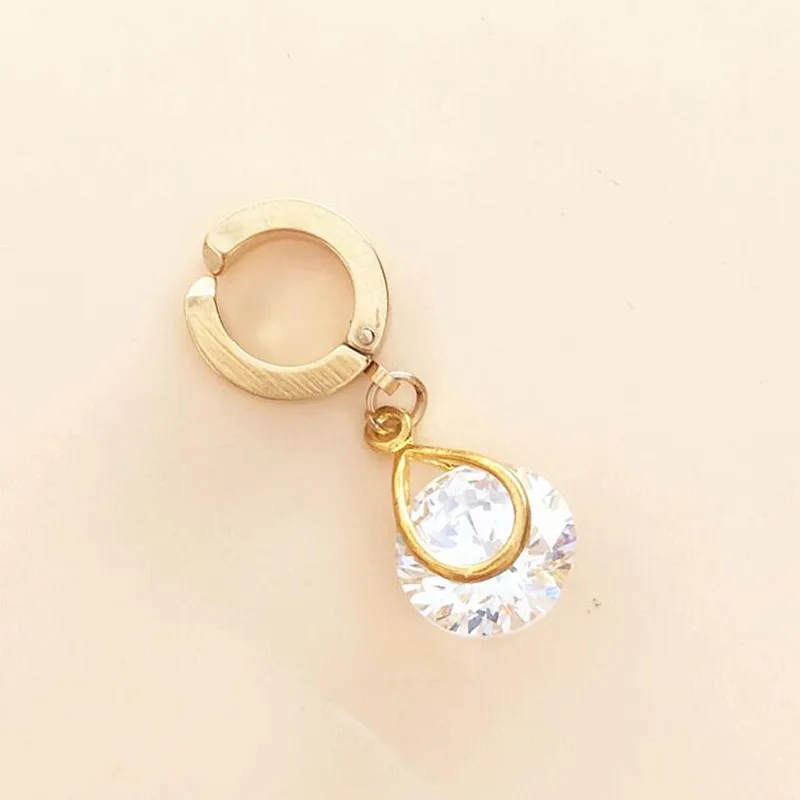 MODA JOYAS большие циркониевые Поддельные кольца для пупка 316l стальные ювелирные изделия для тела кольца для пирсинга Живота Сексуальные поддельные пирсинг пупка Ombligo