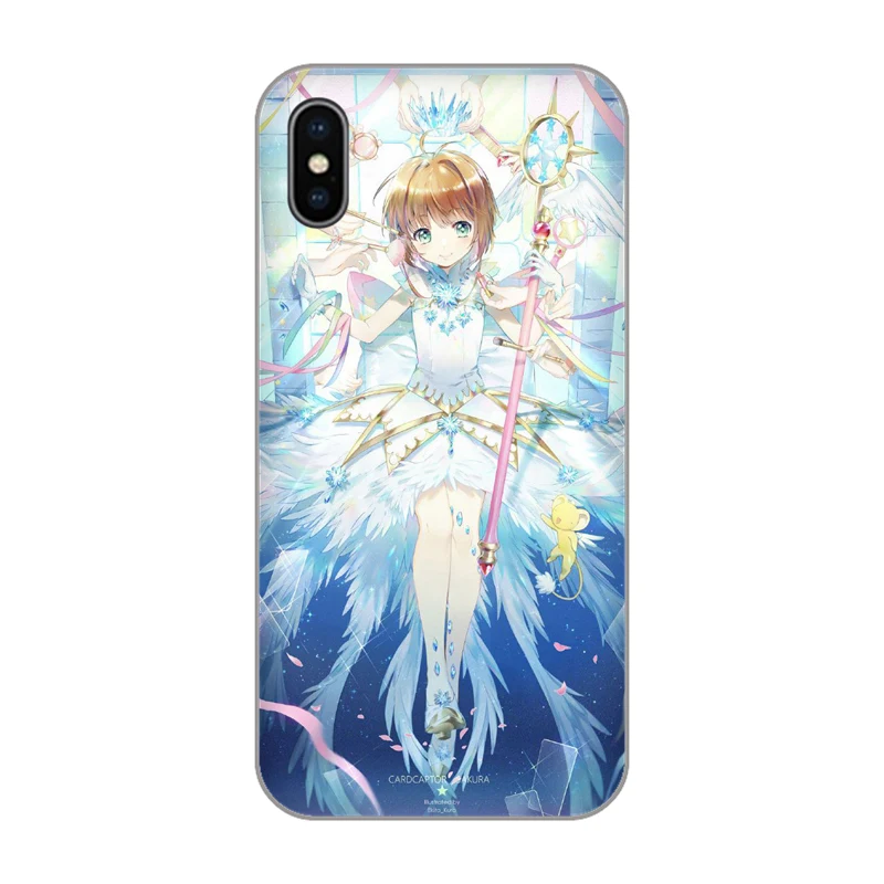 Япония Аниме искатель карт Sakura для Apple iPhone 8 7 плюс 6s 6 X XR XS Max SE 5S 5c 5 4S 4 ТПУ мягкий