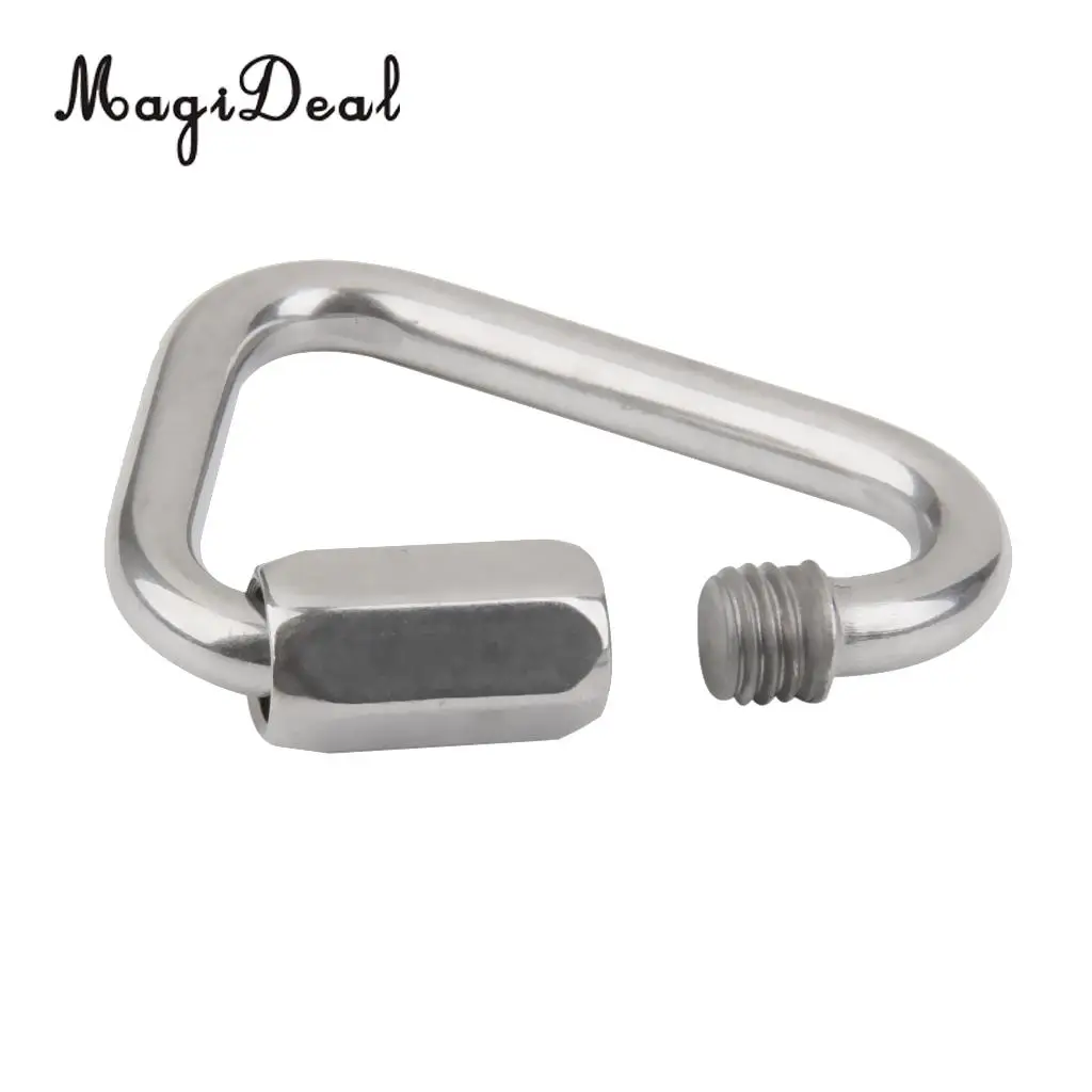 MagiDeal профессиональный открытый треугольной формы альпинистский карабин 12KN с