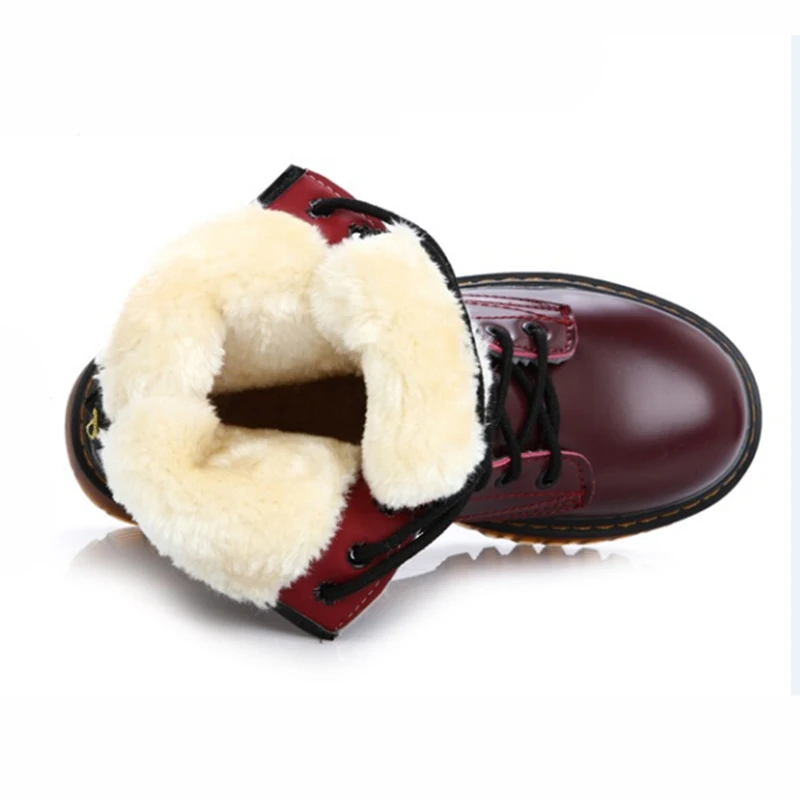 2019 New Women Winter Boots Platform Ankle Fur Snow Female Martin Super Warm Shoes on Thick Heels | Обувь