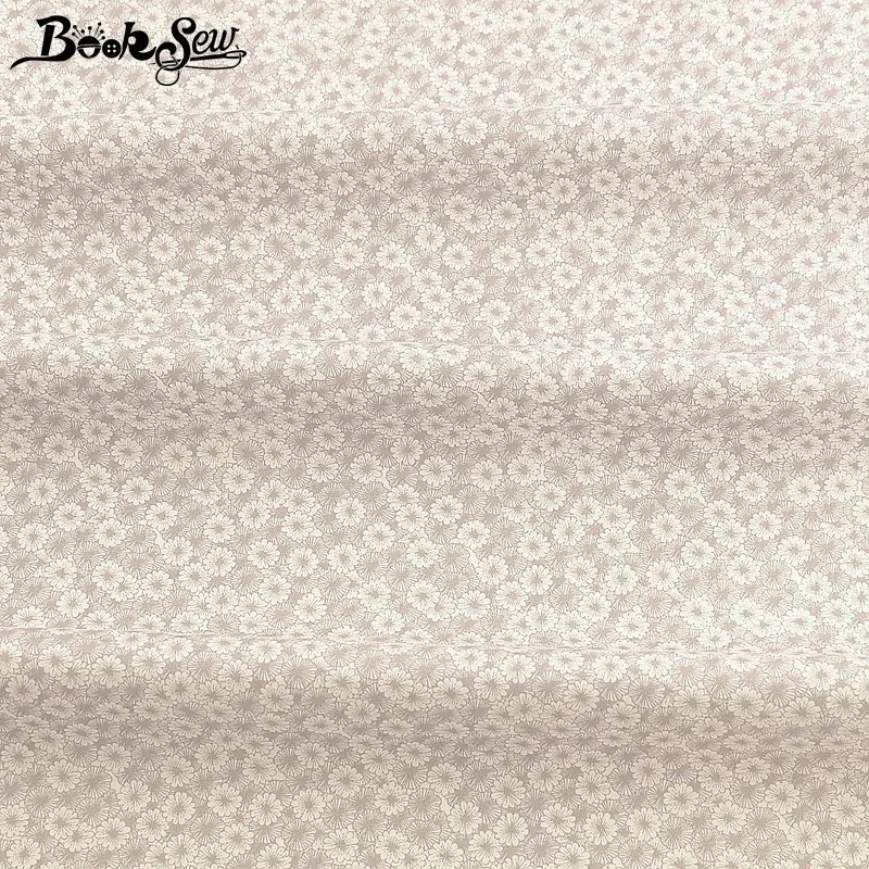 Booksew 100% хлопчатобумажная саржевая ткань с цветами для шитья сделай сам детское