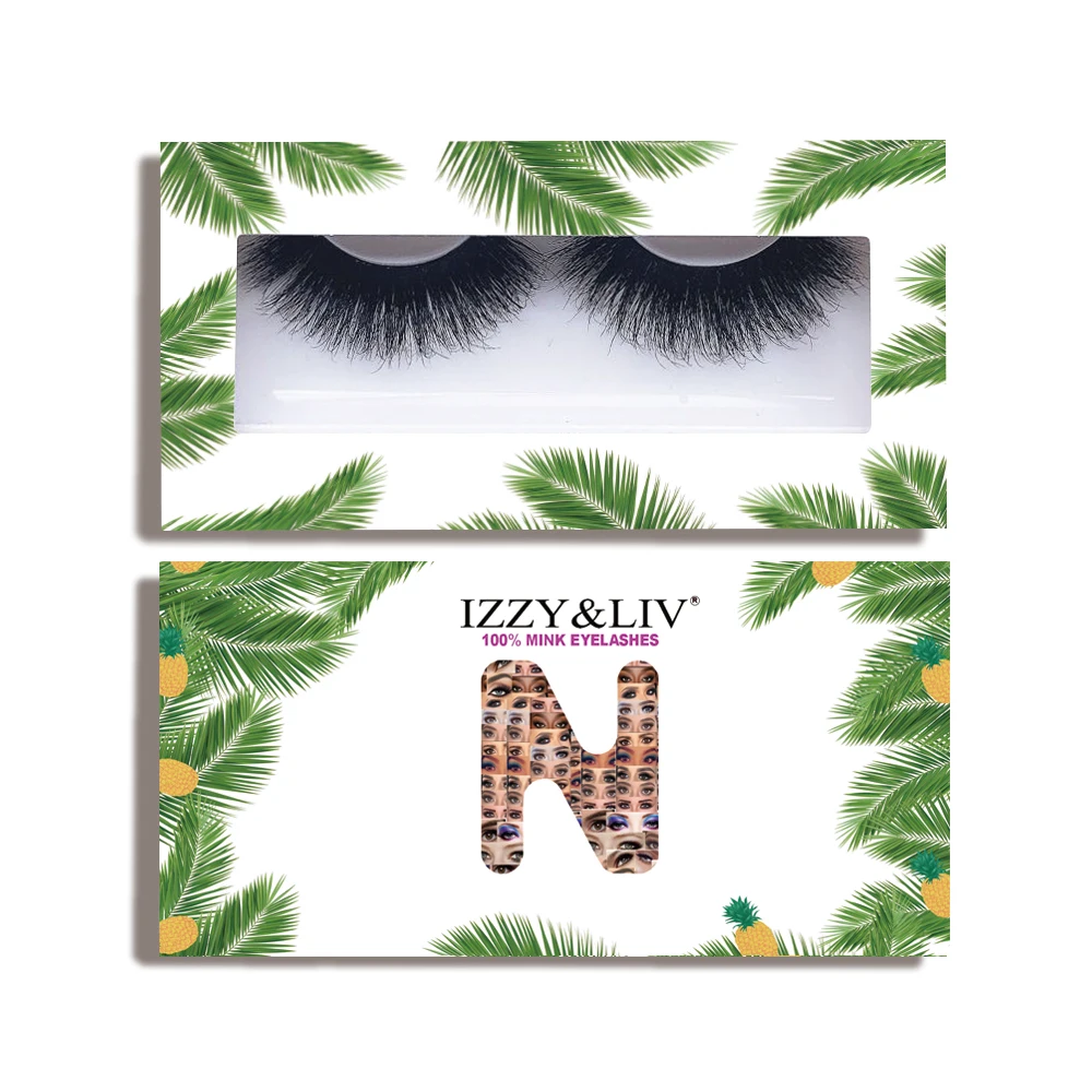 IZZY &amp LIV 100% норковые ресницы N L97 3D высокого качества ручной работы густые стойкие