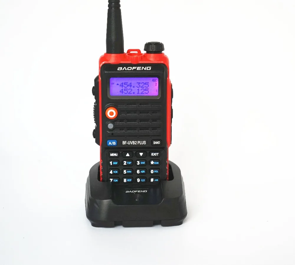BaoFeng UV-B2 Plus 8 Вт Высокая мощность FM трансивер 4800 мАч батарея BF-UVB2 Plus для CB радио мобильного радио UVB2 Walkie Talkie Uv-b2