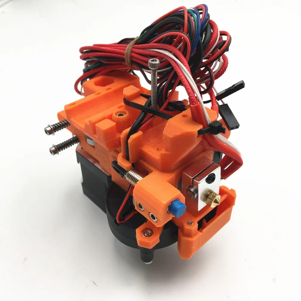 1 комплект собран Reprap Prusa i3 MK2 экструдер Полный с Бесплатная силиконовые носки 0 4