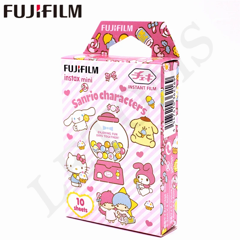 Новинка Fujifilm 10 листов Instax минисумка для персонажей SANRIO пленка глянцевая