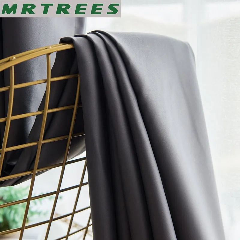 MRTREES современные шторы блэкаут для гостиной спальни Шторы s Спальня обработки