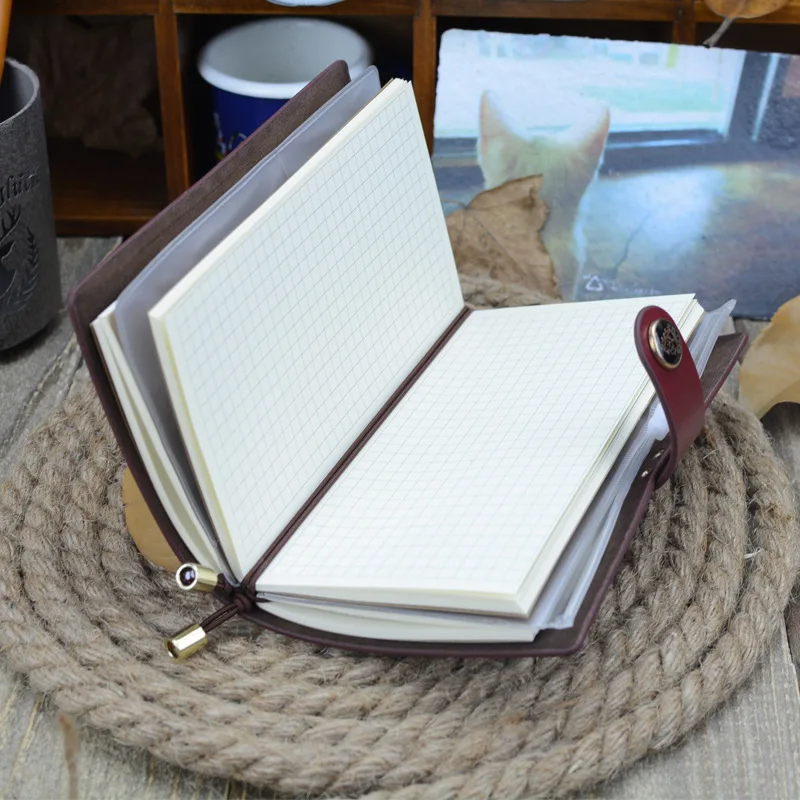 Записная книжка из искусственной кожи планировщик Ретро Обложка блокнот