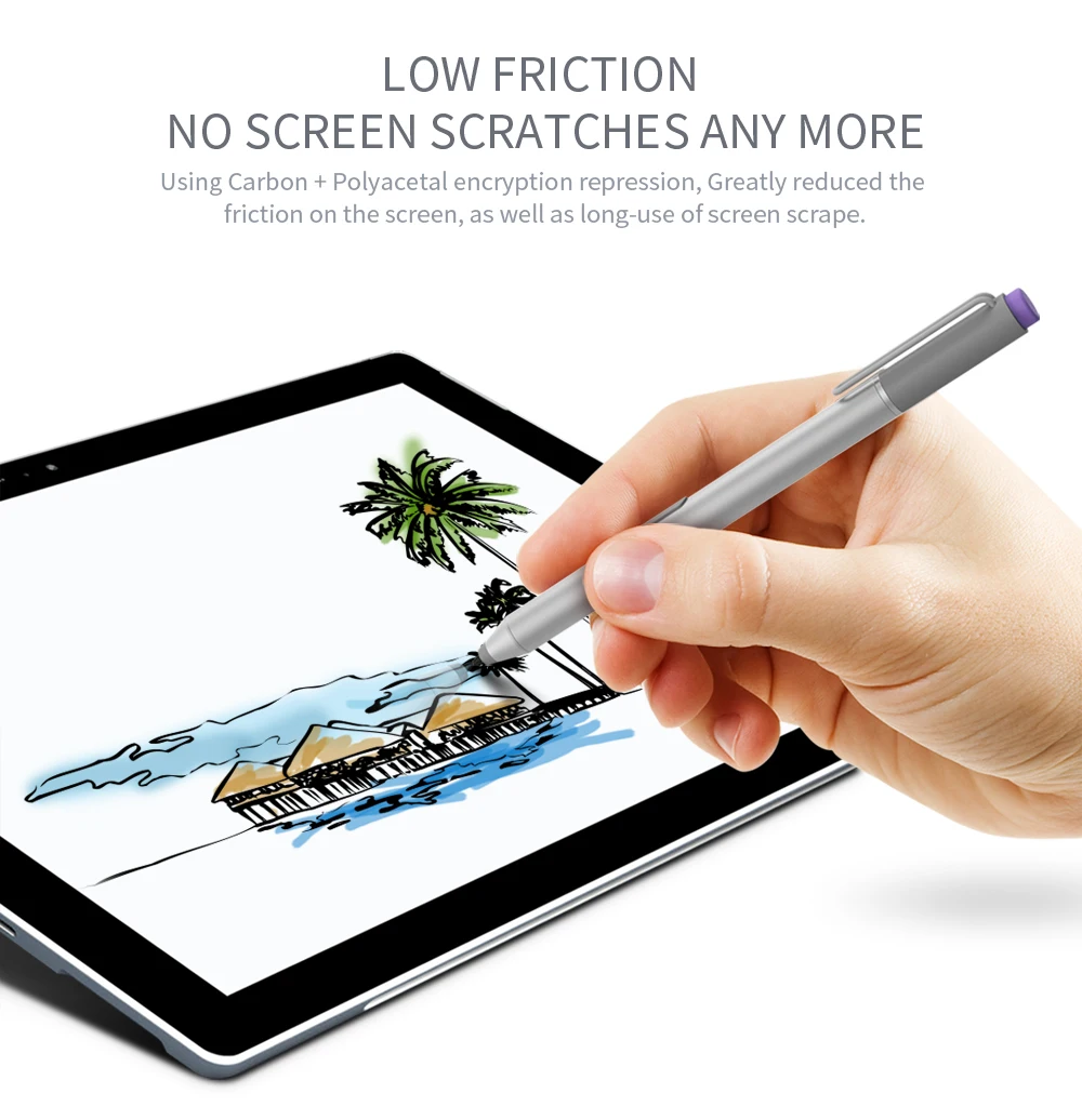 WSKEN, магнитный стилус, наконечник планшета, ручка для microsoft Surface Pro 3, емкостный стилус, заправка, 3 шт./лот